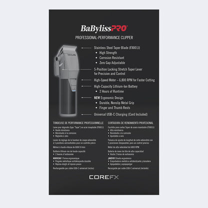 BaBylissPRO COREFX Clipper #FX86