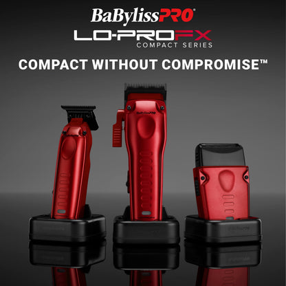 BaBylissPRO FXONE LO-PROFX High Performance Compact Shaver - Red #FXLPFS1RD