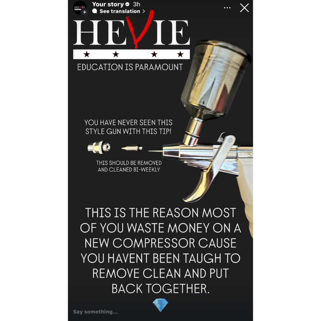 Hevie Enhancement System 4.0 Airbrush Kit