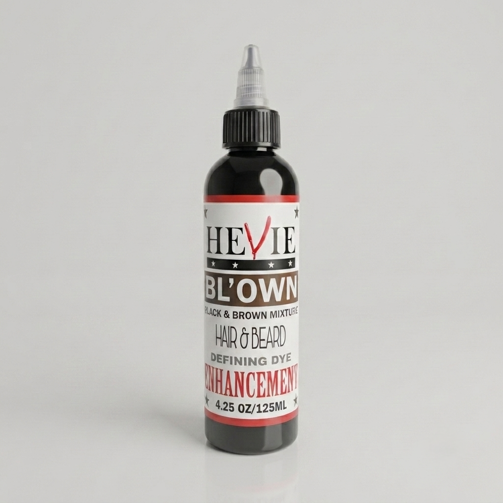 Hevie Enhancement - Semi-Permanent Hair & Beard Defining Dye BL'OWN 4.25 oz
