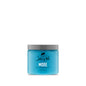 A blue plastic jar of Johnny B. Mode hair product with a gray lid, centered on a plain white background.