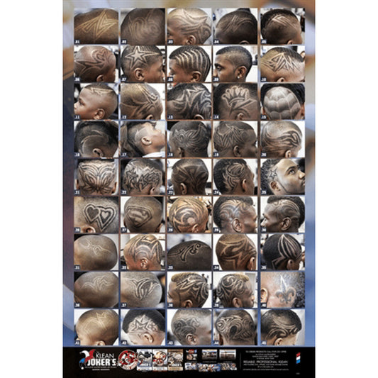 KJ003 Hair Designs Poster