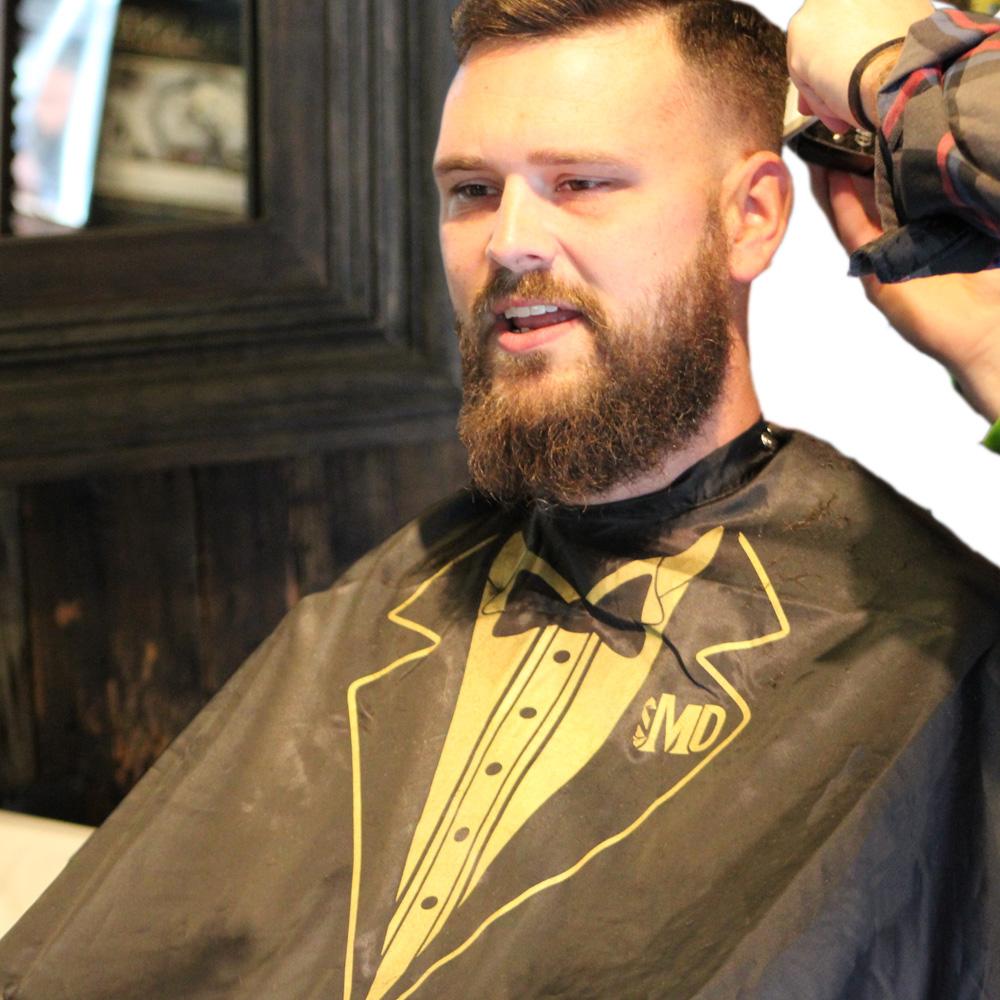 Barber Tuxedo Cape Gold