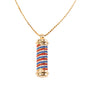 Barber Pole Bling Necklace