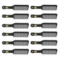 MD Flat Top Combs Black Dozen