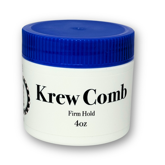 Krew Comb By Sanitary Barber – Firm Hold Pomade (4 oz.)