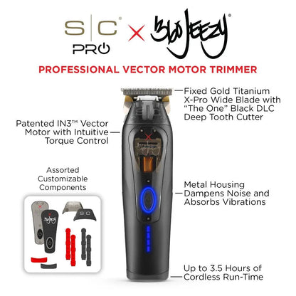 StyleCraft SC x 360 Jeezy Trimmer With IN3 Vector Motor #SC423B