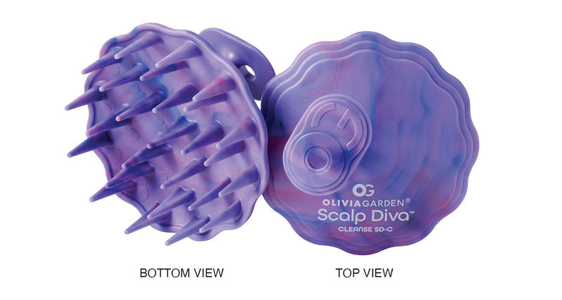 Olivia Garden Scalp Diva Brushes - Massage, Cleanse & Exfoliate