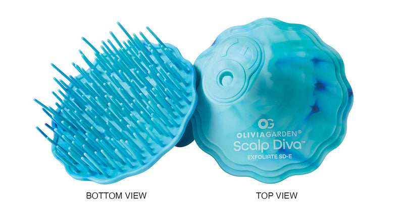 Olivia Garden Scalp Diva Brushes - Massage, Cleanse & Exfoliate