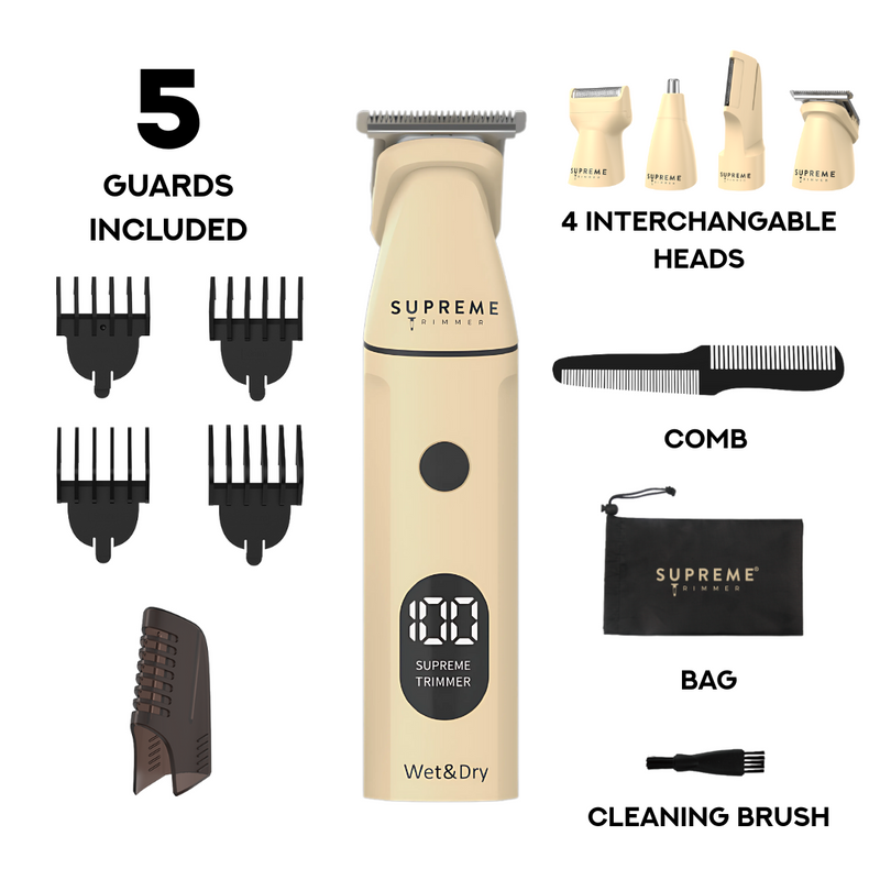Supreme Trimmer Multigroomer 4.0 Wet/Dry 14 Piece Set
