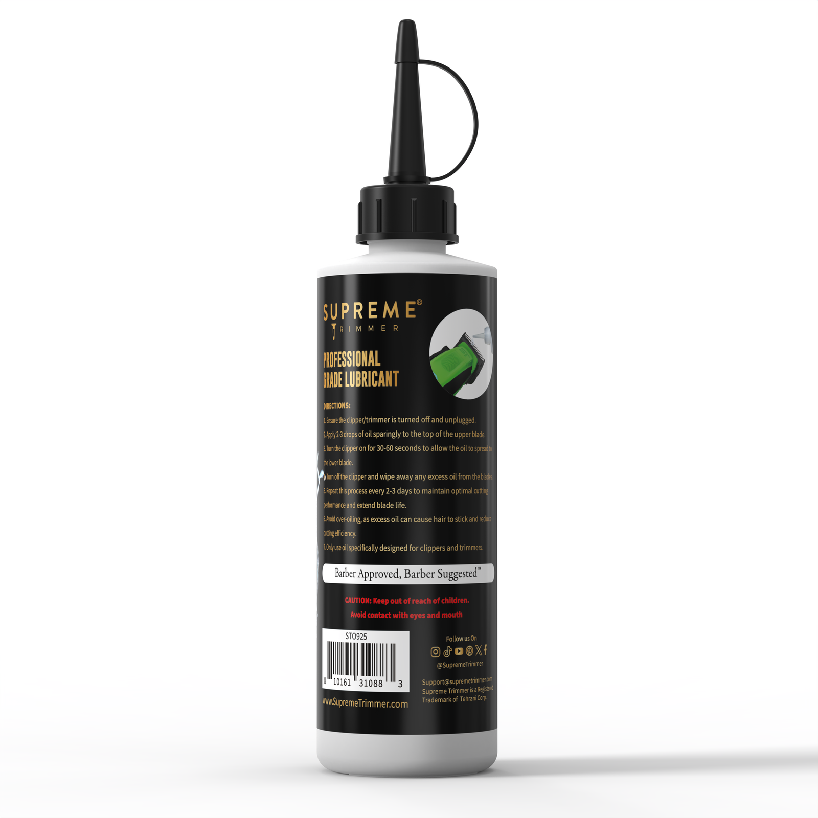 Supreme Trimmer Pro-Grade Blade Oil