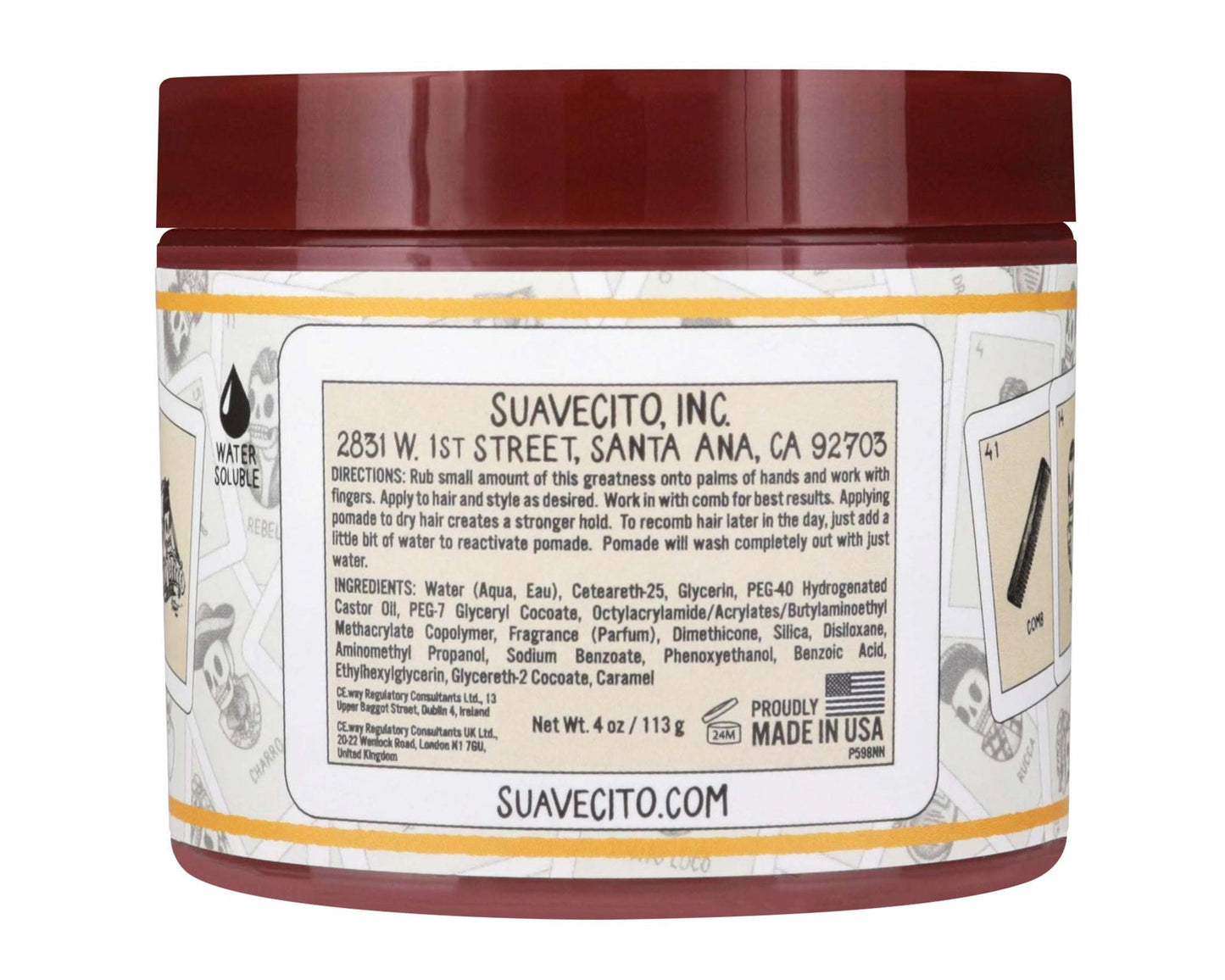 Suavecito Limited Edition Santo Sunset Firme (Strong) Hold Pomade