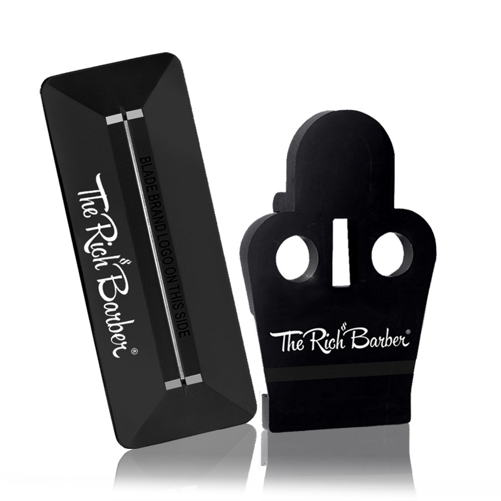 The Rich Barber Pro Barber Tools Set: Blade Modifier + Blade Setter