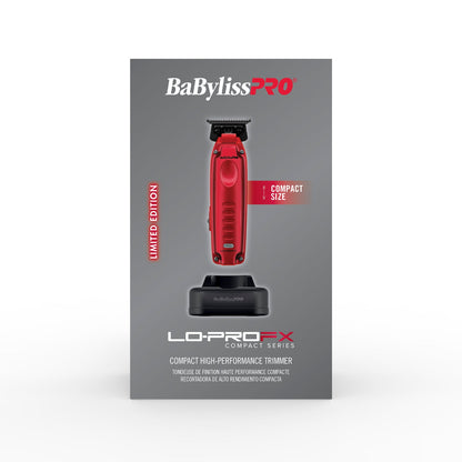 BaBylissPRO FXONE LO-PROFX High Performance Compact Trimmer - Red #FX72RD