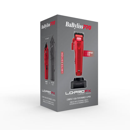 BaBylissPRO FXONE LO-PROFX High Performance Compact Clipper - Red #FX82RD