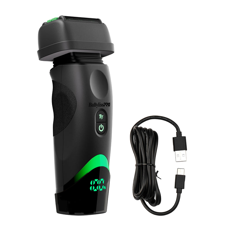 BaBylissPRO X Tomb45 Wireless-Charging Double-Foil Shaver #FXT45FS - Black