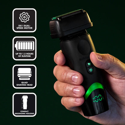 BaBylissPRO X Tomb45 Wireless-Charging Double-Foil Shaver #FXT45FS - Black