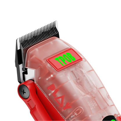 TPOB Play Max Clipper Transparent Red Edition