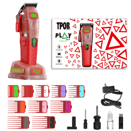 TPOB Play Max Clipper Transparent Red Edition