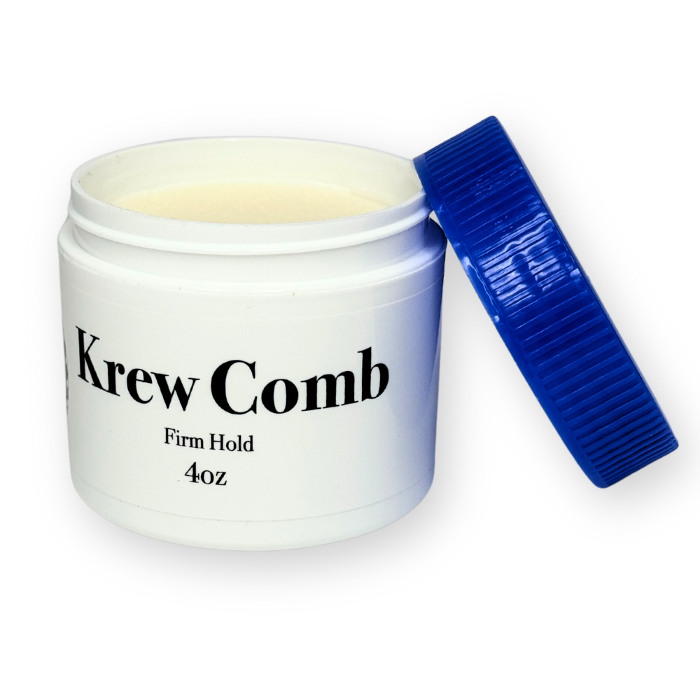 Crew Comb Master Krew Comb By Sanitary Barber – Firm Hold Pomade (4 oz.) – Morris Flamingo