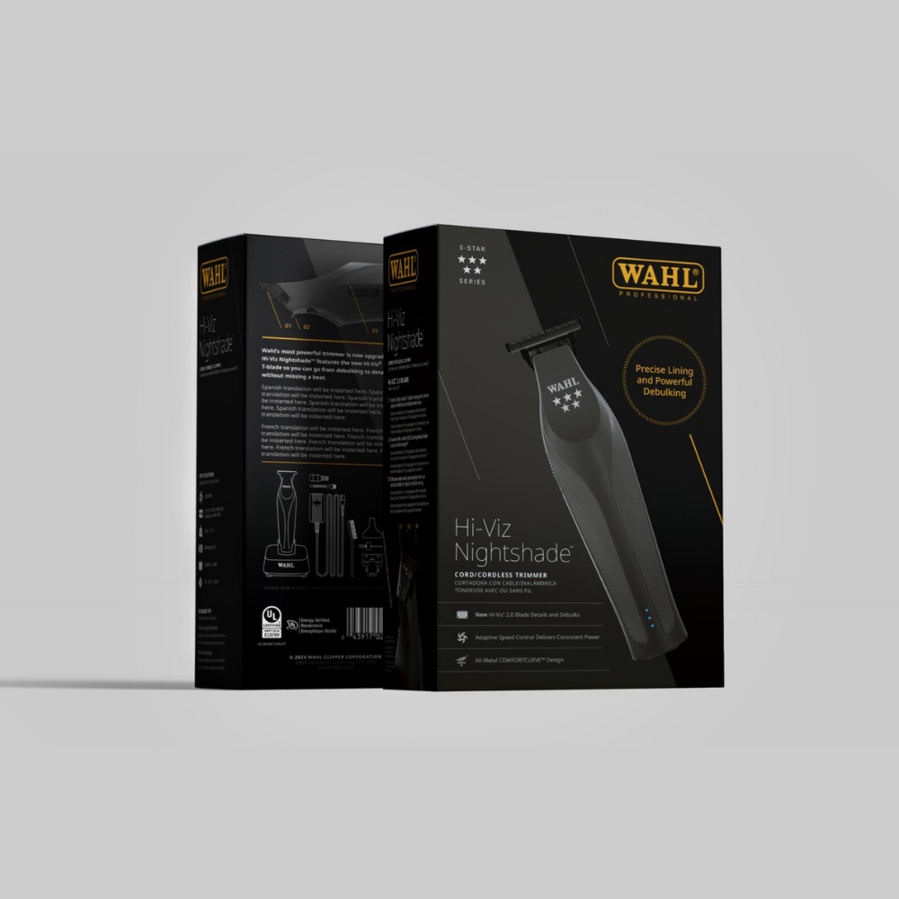 Wahl Professional Hi-Viz Cord/Cordless Trimmer NIGHTSHADE #3026806