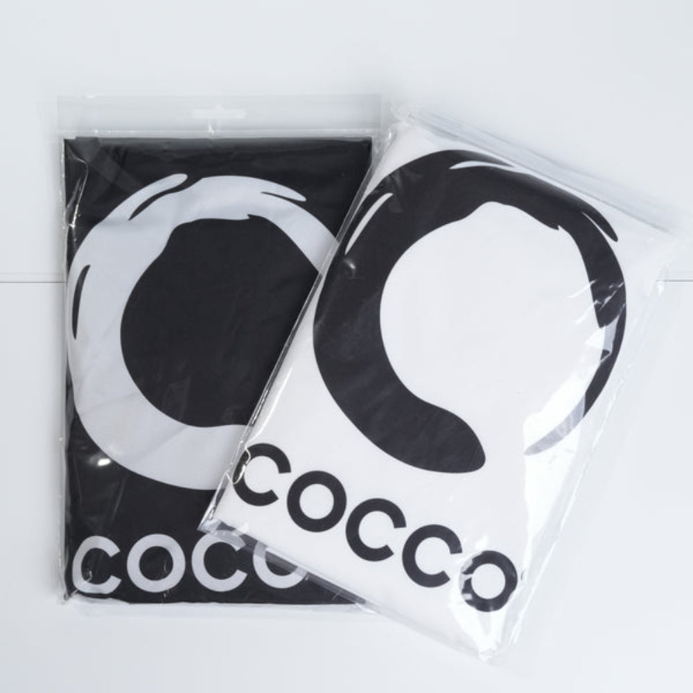 Cocco Hair Professional Barber Cutting Cape - Black or White