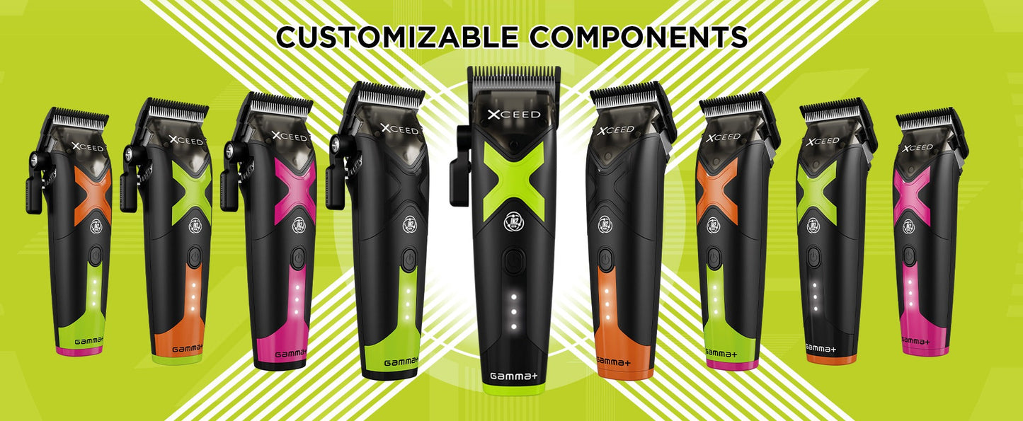 Gamma+ XCEED Professional IN2 Vector Motor Cordless Clipper #GP609B