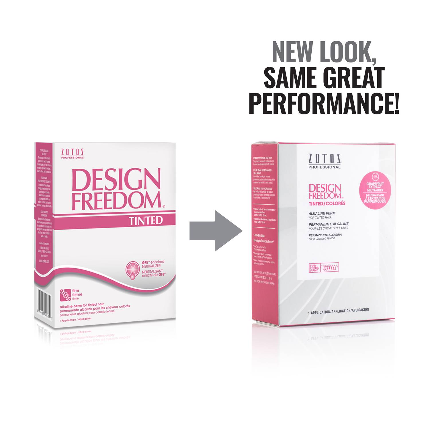 Zotos Design Freedom Tint Alkaline Perm