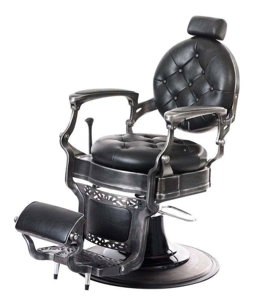 The Hugo Vintage Professional Barber Chair - Gold or Silver