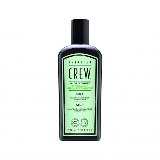 American Crew 3-in-1 Citrus Mint Shampoo, Conditioner and Body Wash 8.45 oz