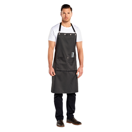 Scalpmaster Striped Barber Apron #4129