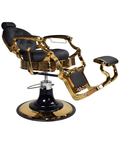 The Hugo Vintage Professional Barber Chair - Gold or Silver