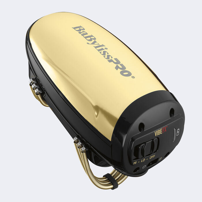 BaBylissPRO VIBEFX Cord/Cordless Massager GOLD #FXSSMG