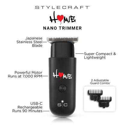 StyleCraft PRO Homie Mini Nano Trimmer #SC415B