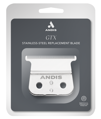 Andis GTX Deep Tooth T-Outliner Replacement Blade - Stainless Steel #04945