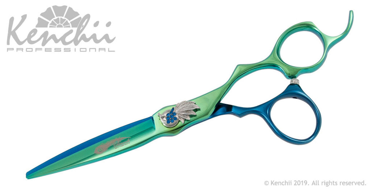 Kenchii Peacock Straight Shears 6