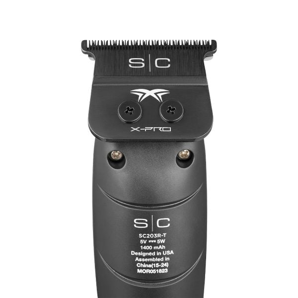 StyleCraft Rebel Red Combo Set - Professional Cordless Hair Clipper/Hair Trimmer Set with Super-Torque Motor #SC203R