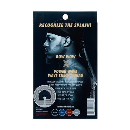 RED by Kiss Bow Wow X Power Wave Check Durag – Street Style #HD61