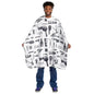 Scalpmaster Barber Print Styling Cape - Black or White