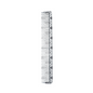 Silver Krest Pegasus Skulleto No. 202 FLEXINITE hair styling comb with fine teeth for sectioning and cutting