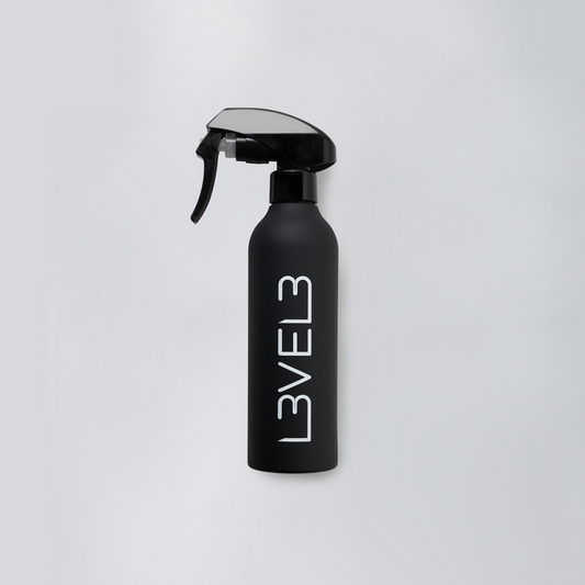 L3VEL3 Rubberized Spray Bottle Black